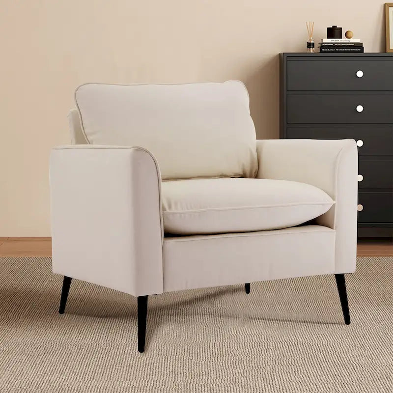 Sillón decorativo tapizado