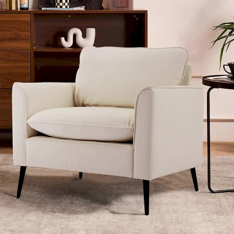 Sillón decorativo tapizado