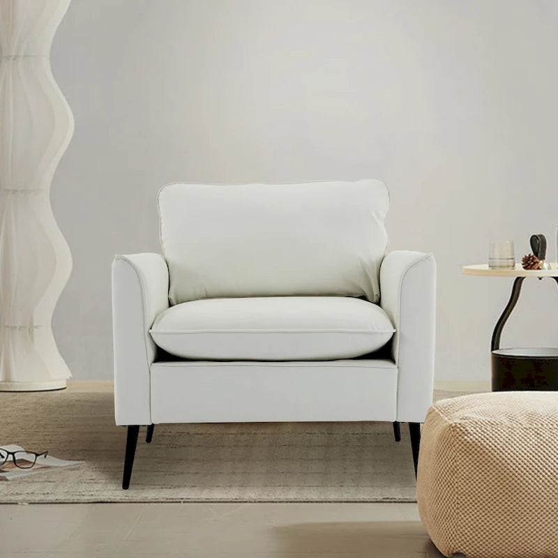 Sillón decorativo tapizado