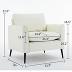 Sillón decorativo tapizado