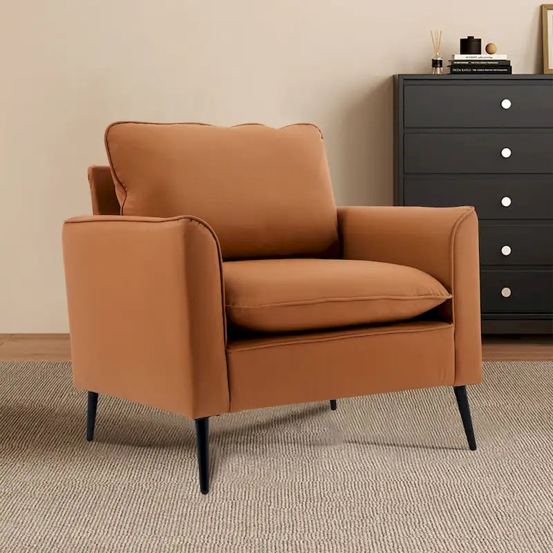 Sillón decorativo tapizado