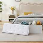 Pouf contenitore pieghevole con piano capitonné