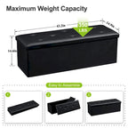 Pouf contenitore pieghevole con piano capitonné