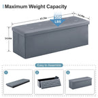 Pouf contenitore pieghevole con piano capitonné