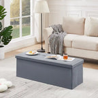Pouf contenitore pieghevole con piano capitonné