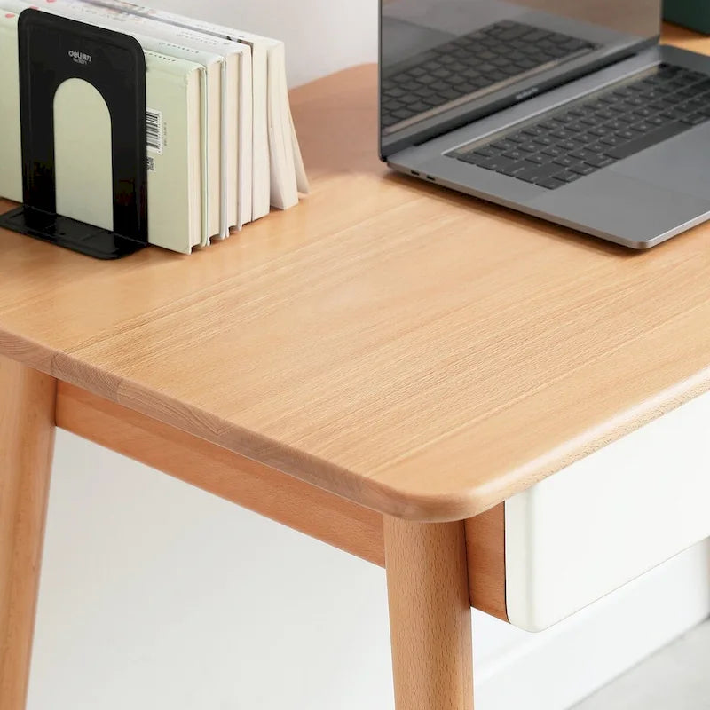 Escritorio para oficina en casa con dos cajones