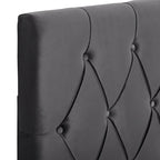 Full/Double Velvet Upholstered Headboard