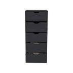 Cassettiera stretta a cinque cassetti