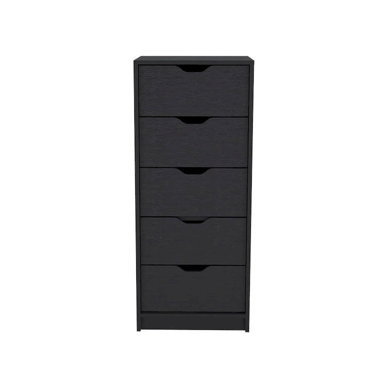 Cassettiera stretta a cinque cassetti