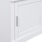 Modular Entryway Hall Tree with Bench, Coat Hooks and Shoe Storage