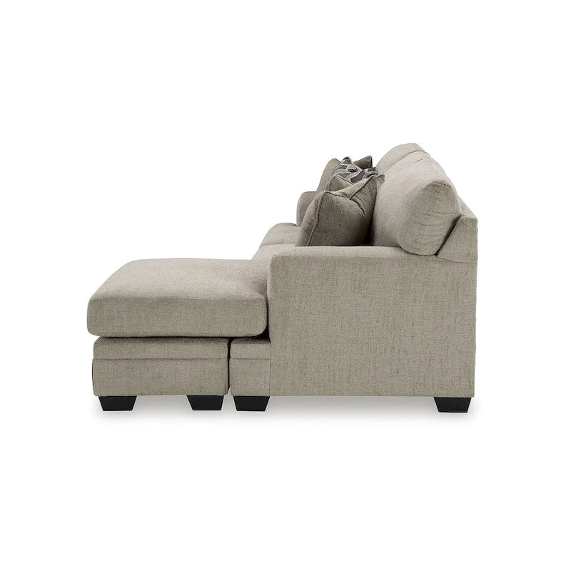 Sofa z szezlongiem o odwracalnym ustawieniu