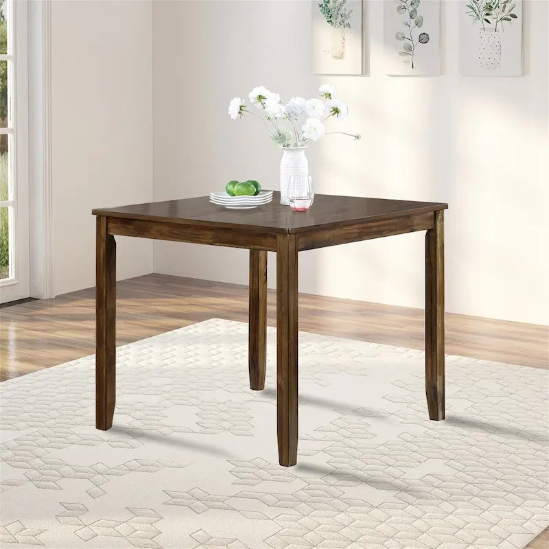 Mesa de comedor cuadrada para 4 personas