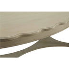 Antique White Coffee Table with Lower Shelf