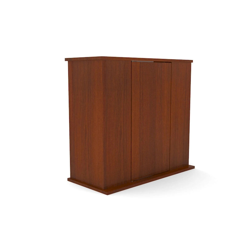 Mueble para acuario color marrón cerezo con almacenamiento
