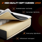 Silla giratoria de escritorio de piel sintética con respaldo ajustable